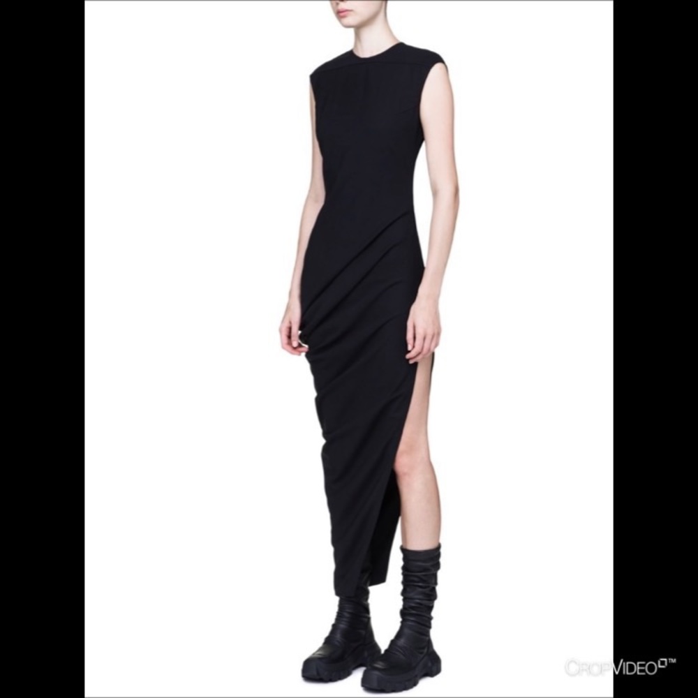 SOLDDDD Rick Owens Asymmetrical Walrus dress - Picture 9 of 10